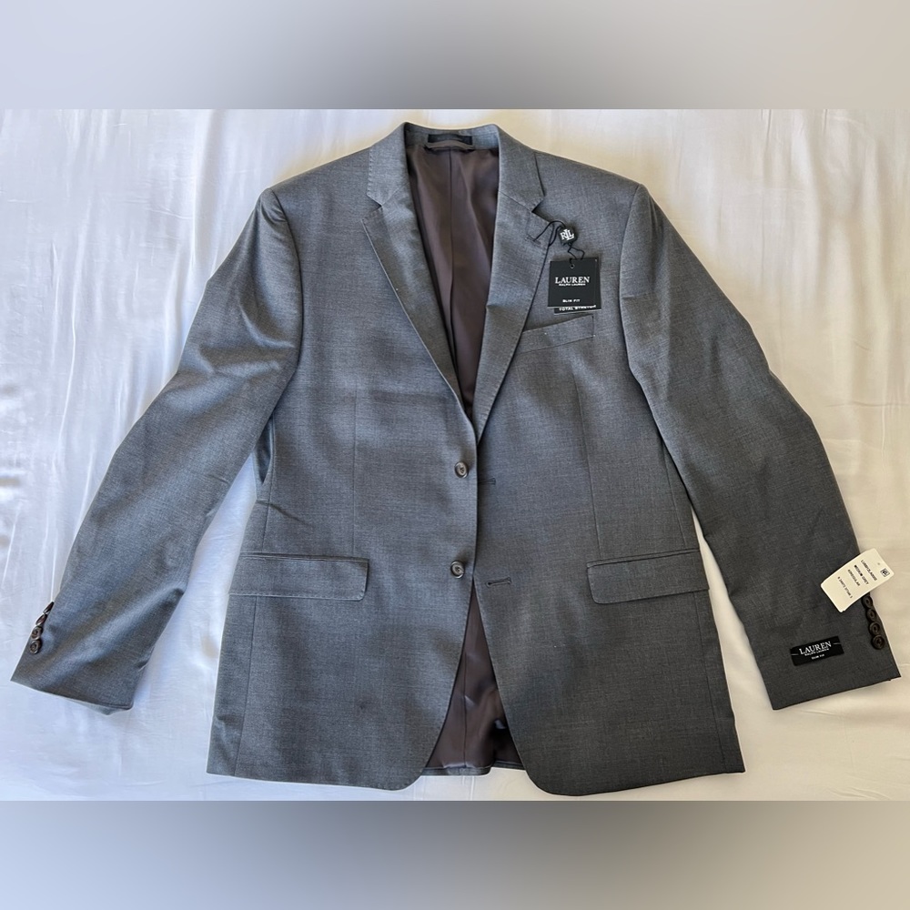 “Medium Gray” Ralph Lauren Slim Fit Suit and Pant Set